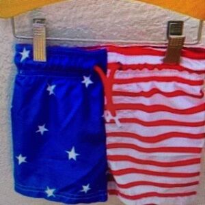 Patriotic Kids Swim Shorts